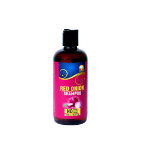 Premium Gou Ganga Red Onion Hair Cleanser bottle for hair growth and scalp health.