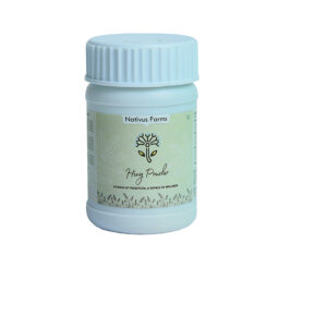 Nativus Farms Premium Organic Hing Powder for digestive health and Indian cooking.