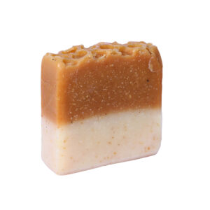 Nativus Farms Honey Oats Luxe Bath Soap bar with raw honey and dried oats.