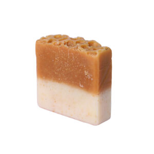 Nativus Farms Honey Oats Luxe Bath Soap bar with raw honey and dried oats.