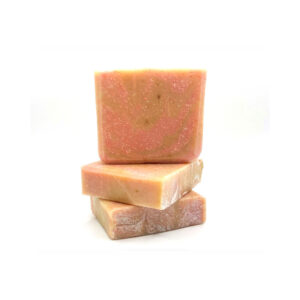 Veloura Rose Elixir Bar with real rose petals and creamy lather